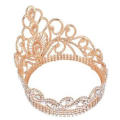 2018 New Fashion Rhinestone Gold Color Crown For Party New Year